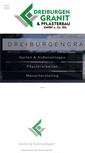 Mobile Screenshot of dreiburgengranit.de