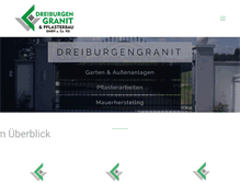 Tablet Screenshot of dreiburgengranit.de